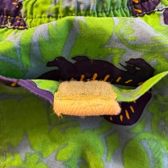 Plaid Fish Size 7 Kids Swim Trunks / Bottoms / Shorts - Alligators / Crocodiles - Picture 5 of 8